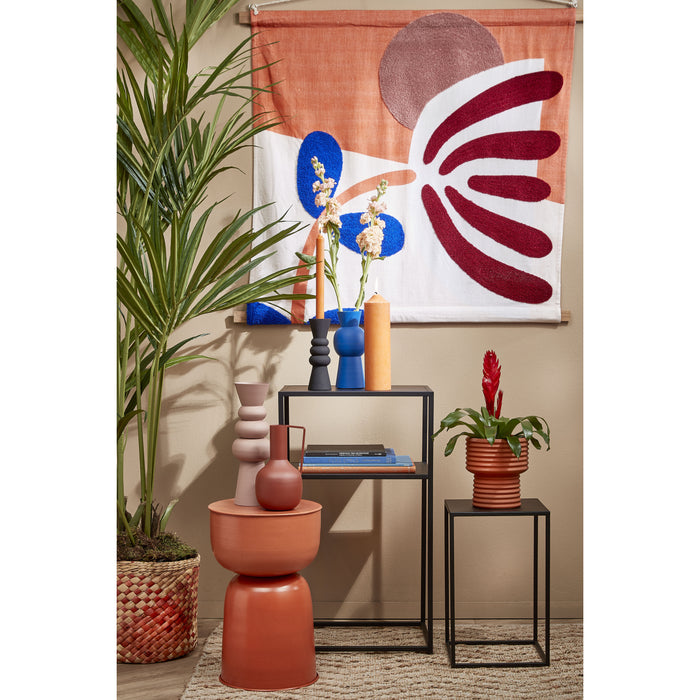 Mica Decorations Strada Vaas - H20 x Ø8,5 cm - Blauw