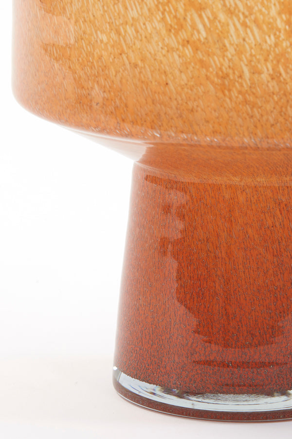 Light & Living Light&living Vaas Ø23,5x42 cm TRASMO glas perzik