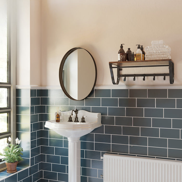 Kapstok voor de Muur of Wand - Rustiek Bruin - Vintage