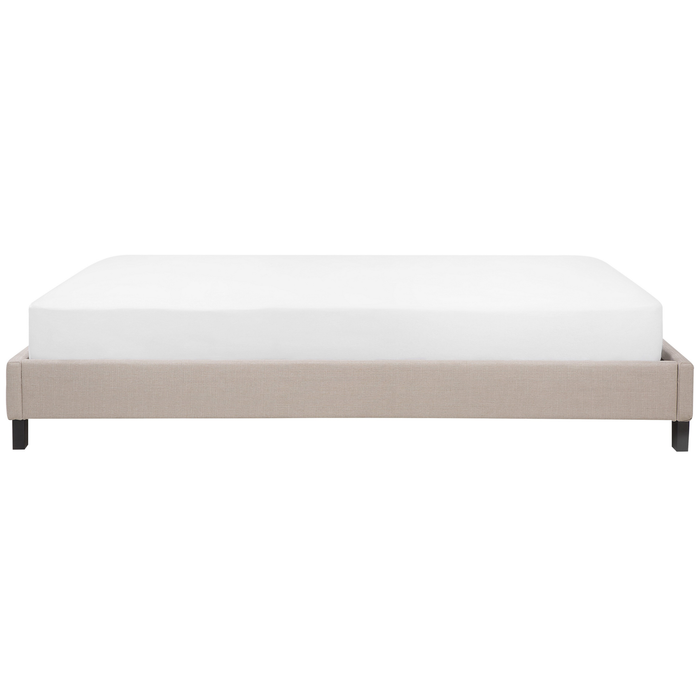Beliani-ROANNE-Tweepersoonsbed-Donkerhout-180 x 200 cm-Polyester