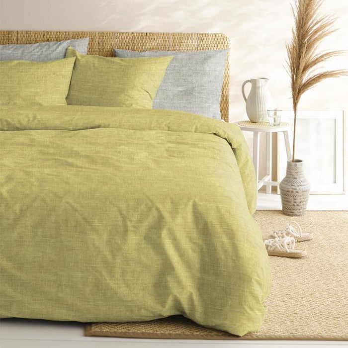 Cinderella Lyn Dekbedovertrek 200 x 220 cm - Mustard