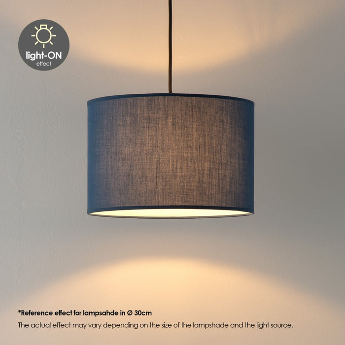 Home Sweet Home Lampenkap Bling donkerblauw - B:50xD:50xH:25cm