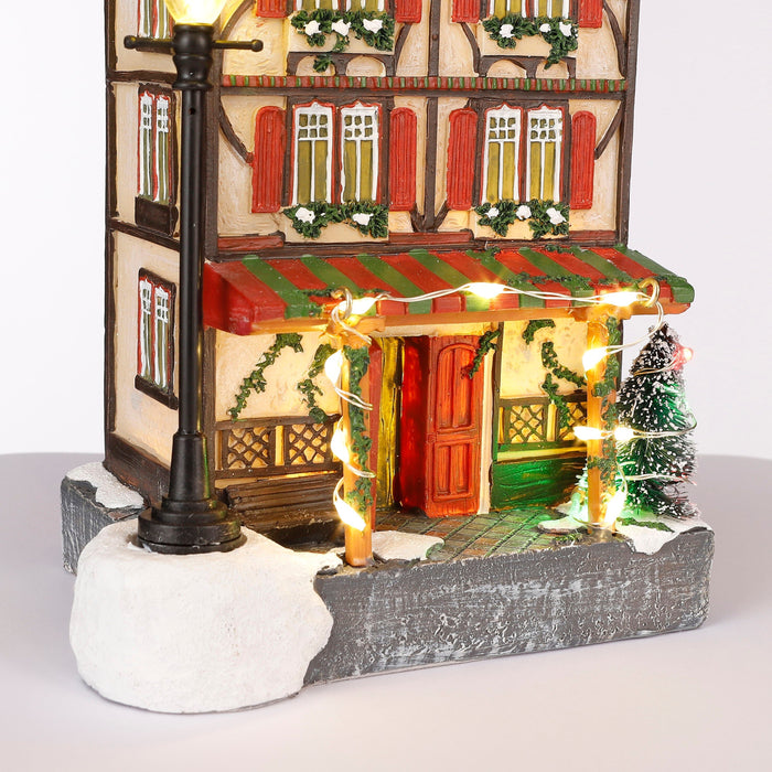 LuVille Kerstdorp Miniatuur Duitse Bar - L11 x B8,5 x H19 cm