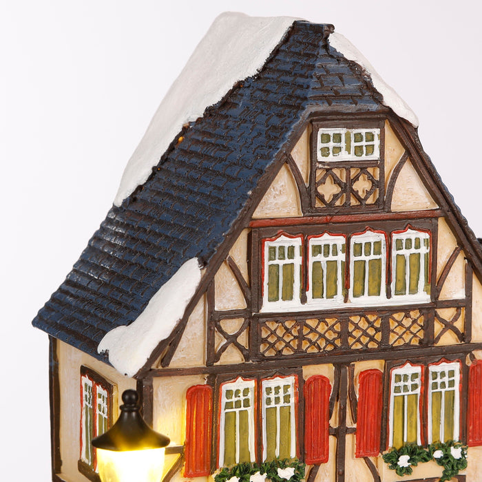 LuVille Kerstdorp Miniatuur Duitse Bar - L11 x B8,5 x H19 cm