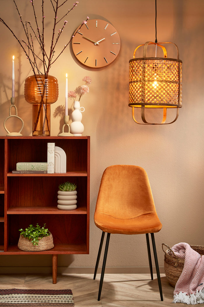 Mica Decorations Cedro Kandelaar - H26 x Ø14 cm - Beige