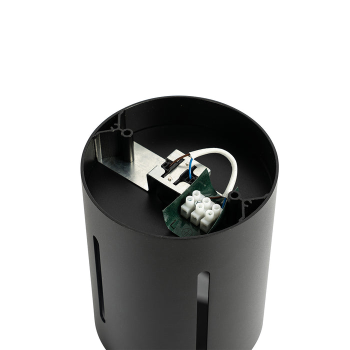 QAZQA Design plafondlamp zwart met lichteffect - Yana