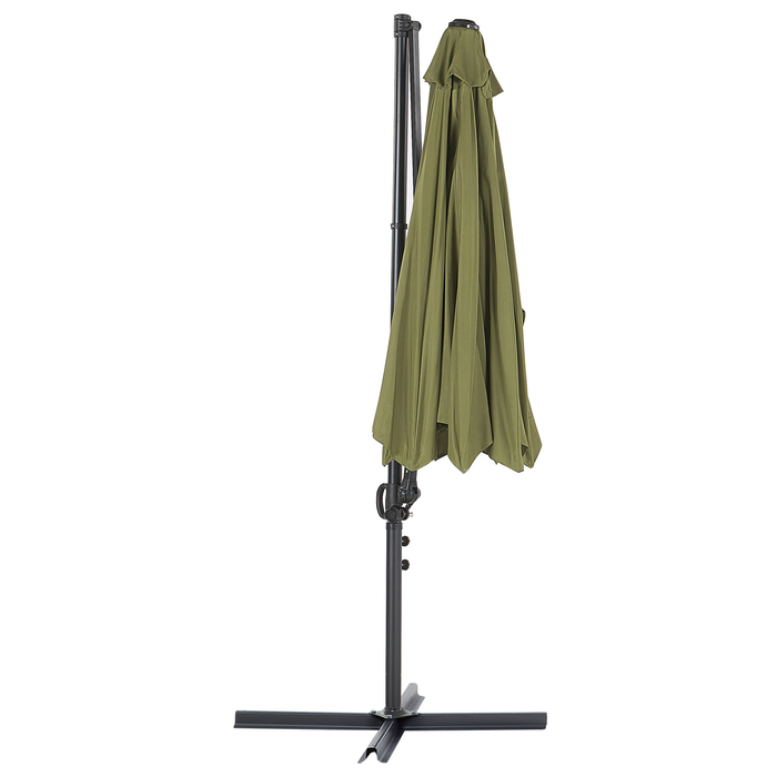 Beliani - SAVONA II - Zweefparasol - Groen - Polyester