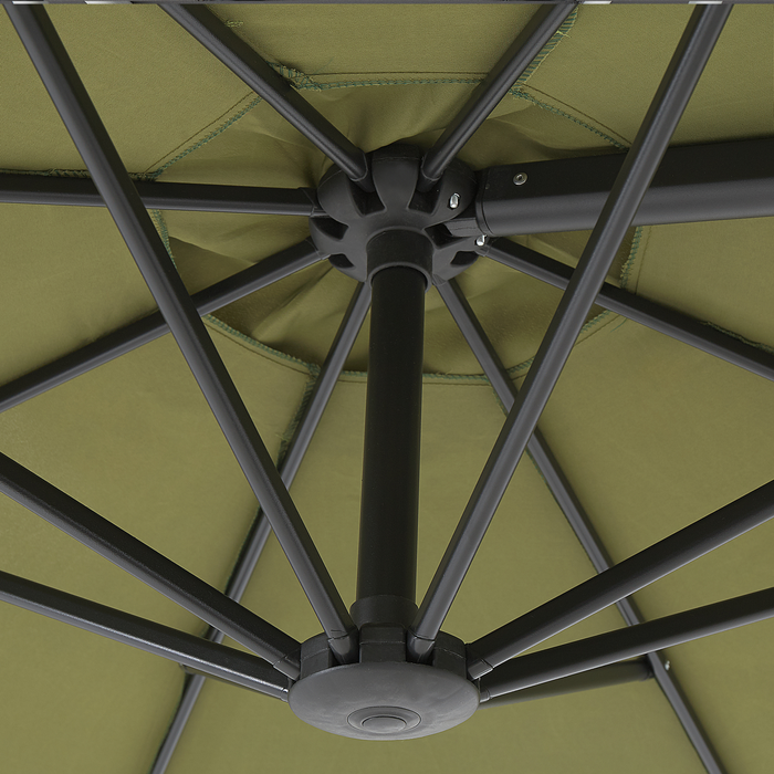 Beliani - SAVONA II - Zweefparasol - Groen - Polyester