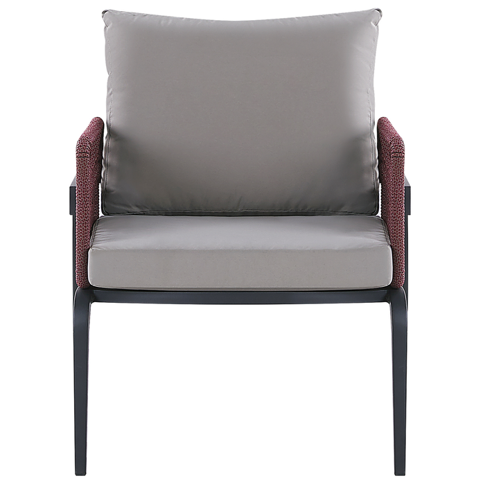 Beliani - SCIACCA - Loungeset voor 4 - Grijs - Aluminium