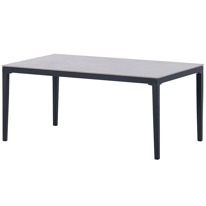Beliani - SCIACCA - Loungeset voor 4 - Grijs - Aluminium
