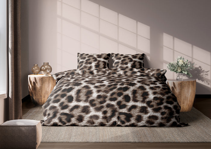 Elegance Dekbedovertrek Cher - bruin