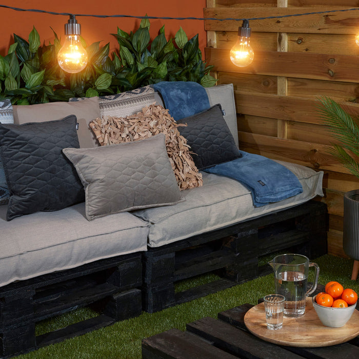 In The Mood Collection Mick Palletkussens - L120 cm - Beige