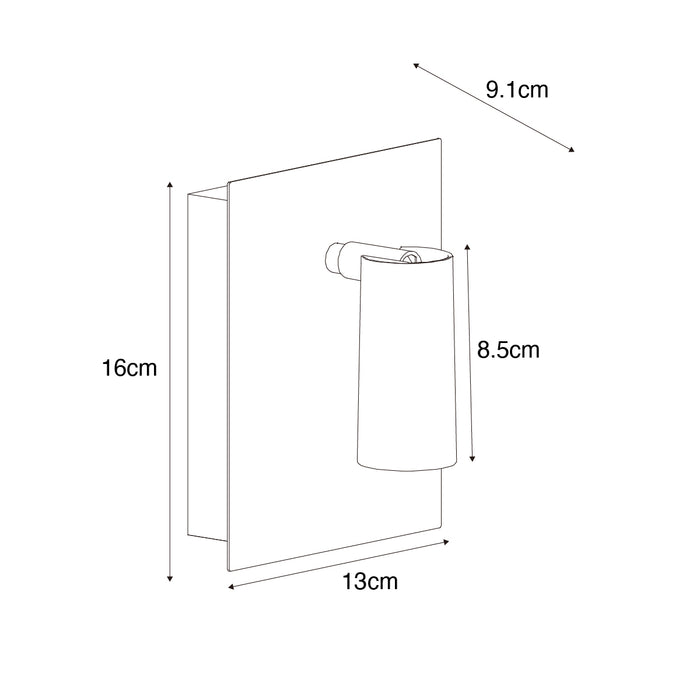 QAZQA Moderne buiten wandlamp wit incl. LED IP54 - Simon
