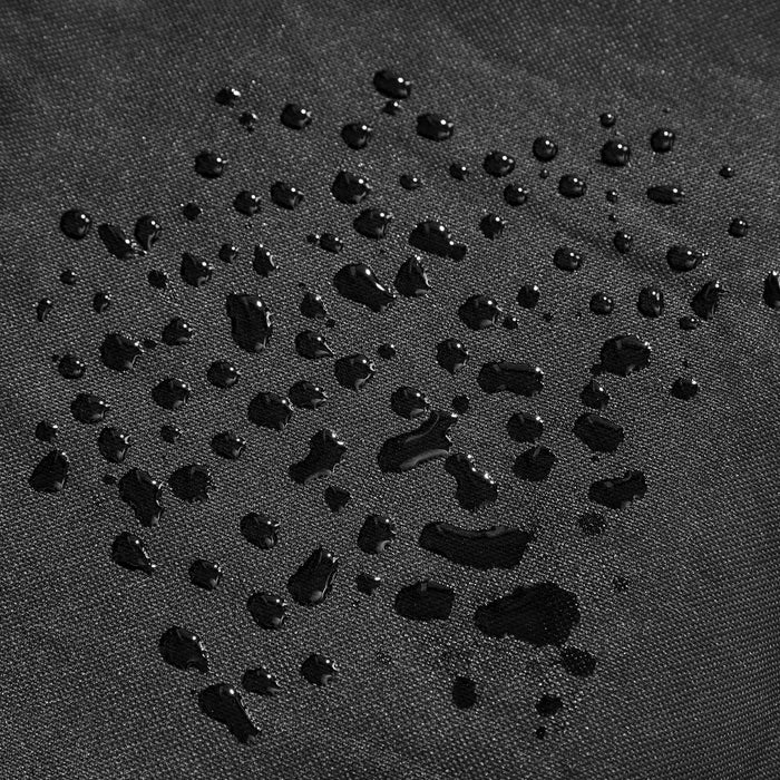 Mobiele wasmand - 4 vakken van elk 35 liter - 81 x 88 x 39 cm - zwart