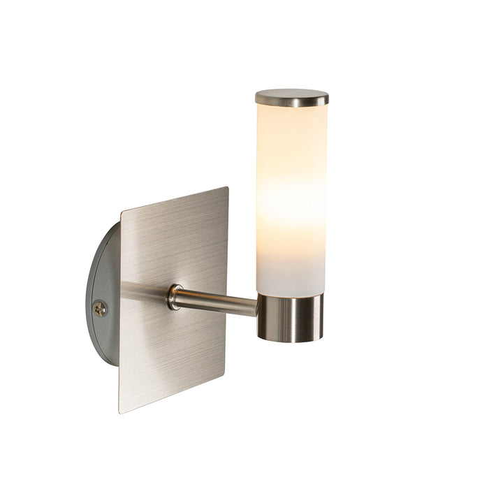 QAZQA Moderne badkamer wandlamp staal IP44 - Bath
