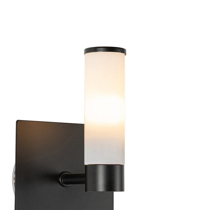 QAZQA Moderne badkamer wandlamp zwart IP44 - Bath
