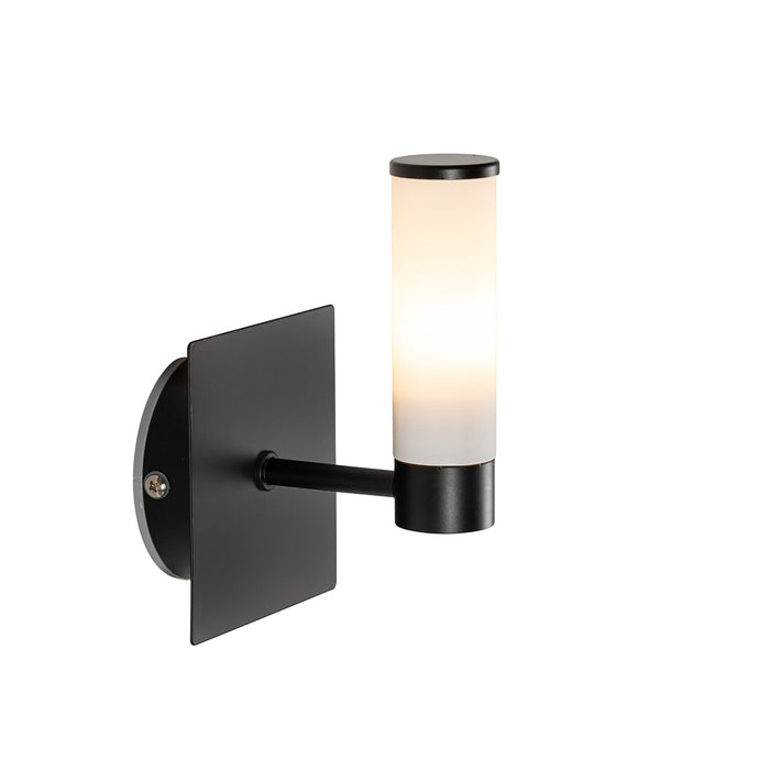 QAZQA Moderne badkamer wandlamp zwart IP44 - Bath