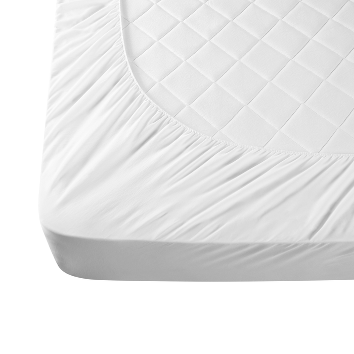 Beliani - MULHACEN - Matrastopper - Wit 140 x 200 cm - Japara katoen