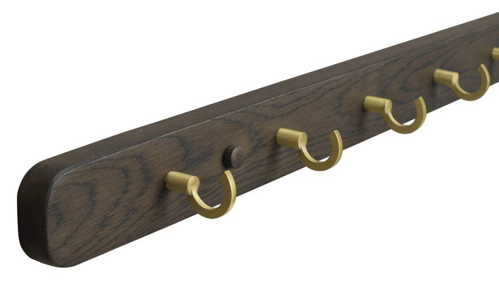 Rowico Home Inverness houten kapstok donker eiken - 65 x 5 cm