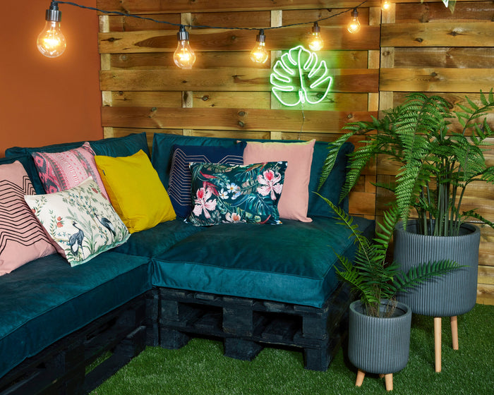 In The Mood Collection Royal Palletkussens - L120 cm - Donkergroen