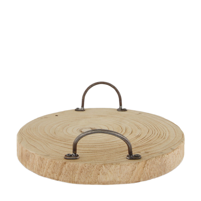 Dijk Natural Collections-Dienblad paulowniahout-Naturel-37x34.5x8