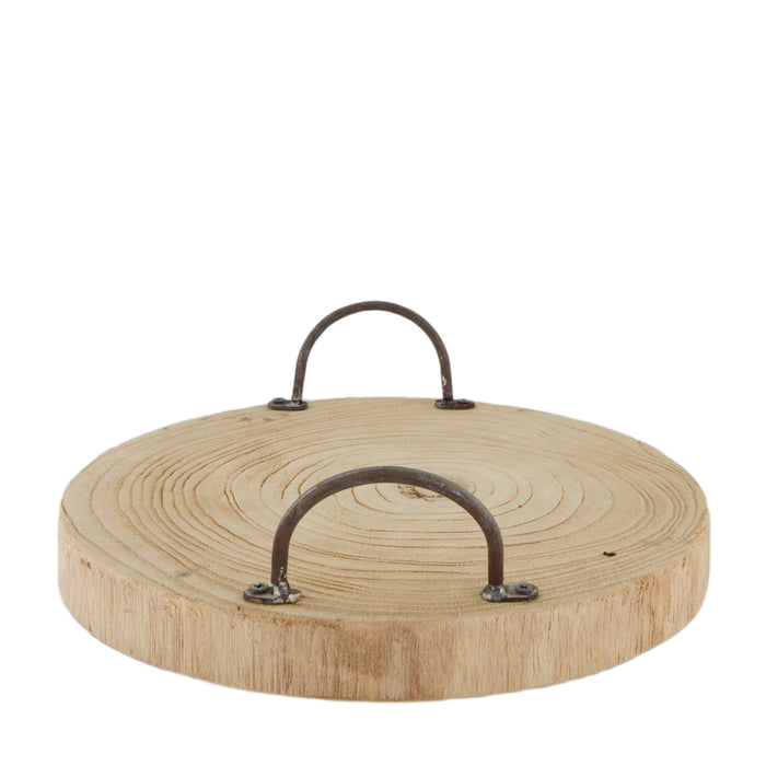 Dijk Natural Collections-Dienblad paulowniahout-Naturel-37x34.5x8