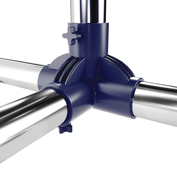 ACAZA Kledingrek Zilvergrijs