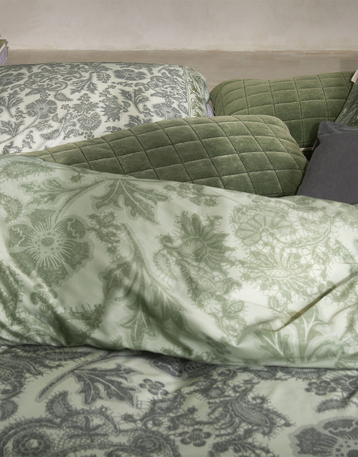 Essenza Maere Dekbedovertrek 200 x 220 cm - Comforting Green