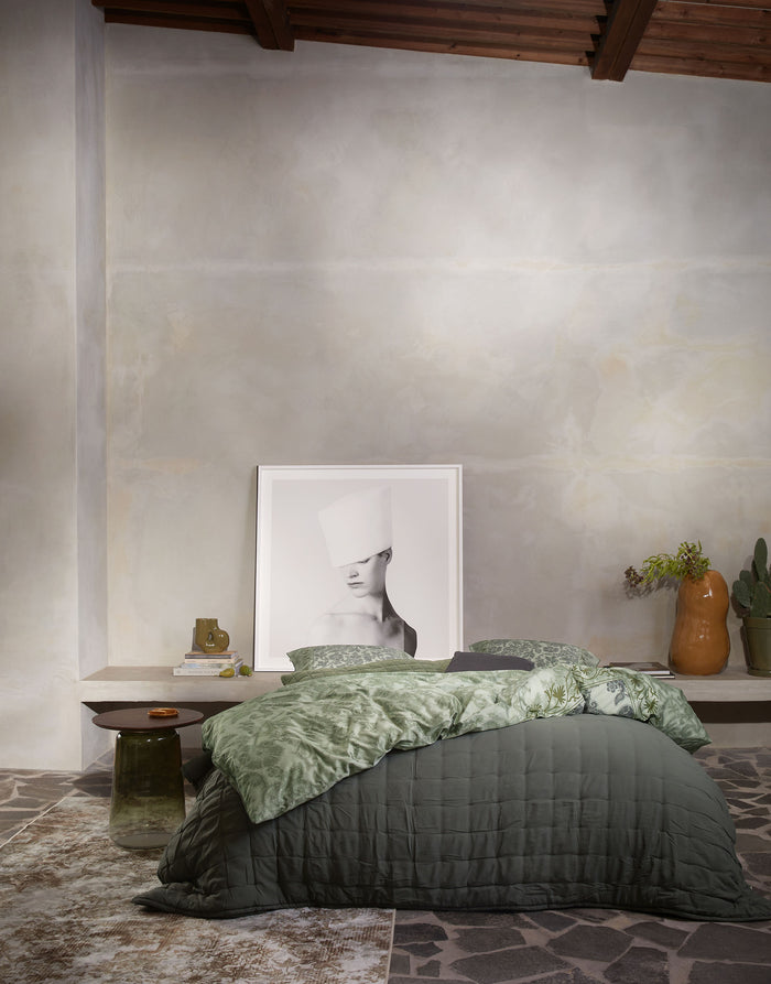 Essenza Maere Dekbedovertrek 200 x 220 cm - Comforting Green