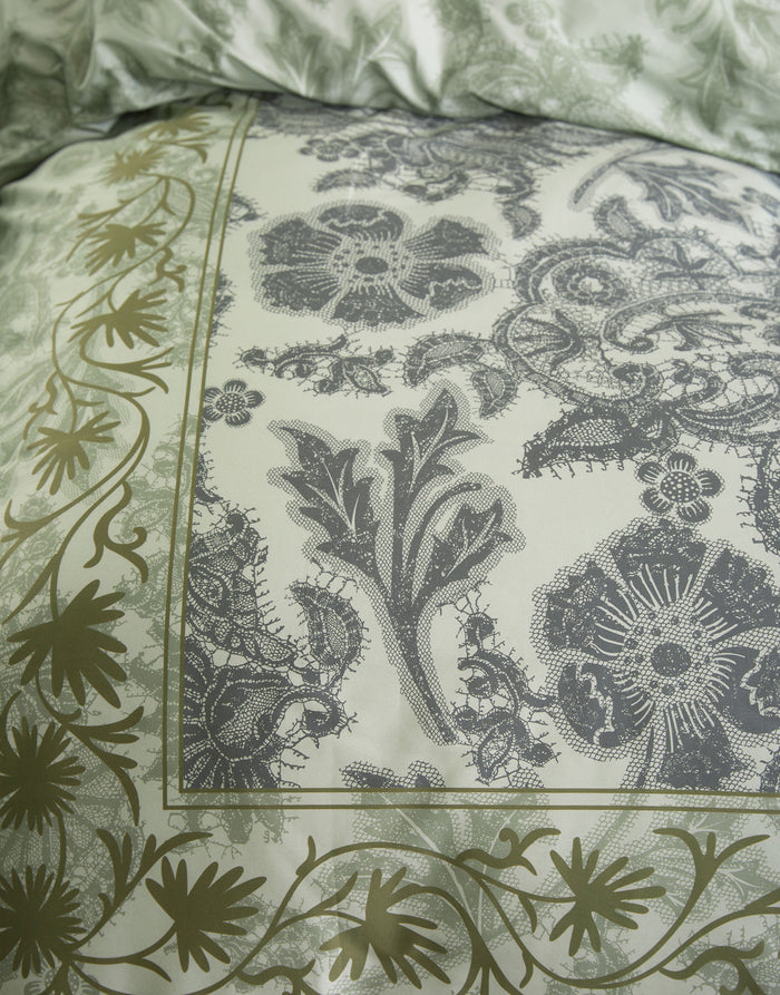 Essenza Maere Dekbedovertrek 200 x 220 cm - Comforting Green