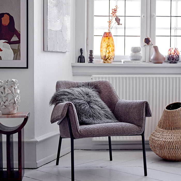 Bloomingville Junes Vaas - Grijs Steen