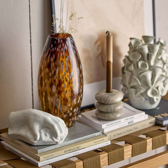 Bloomingville Junes Vaas - Grijs Steen