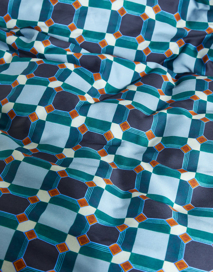 Essenza Teade Dekbedovertrek Nightblue 240 x 220 cm