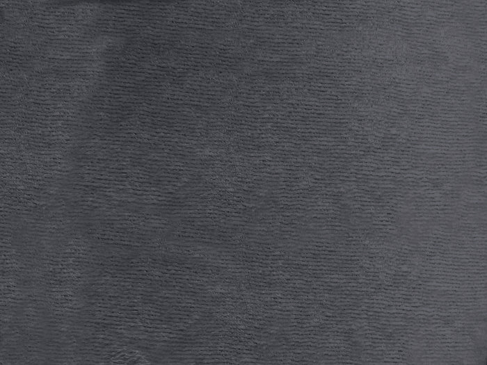 LINNICK Badstof Velours Topper Hoeslaken anthracite 1 persoons