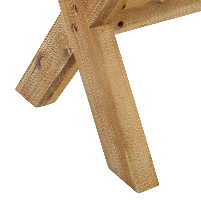 Beliani - OLBIA - Tuinbank - Wit - Vezelcement