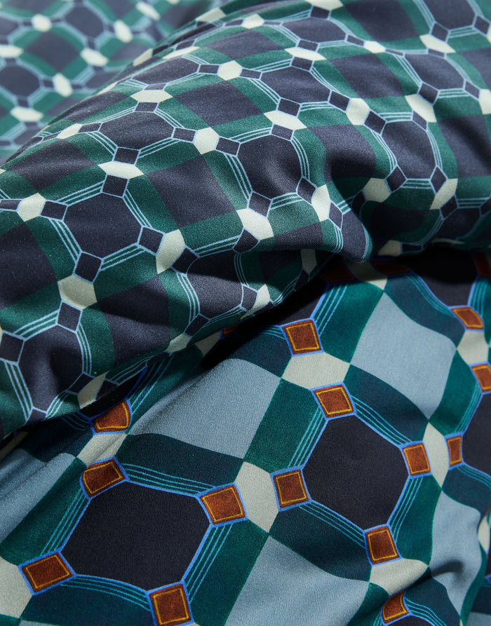 Essenza Teade Dekbedovertrek Nightblue 140 x 220 cm