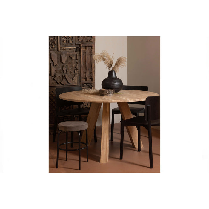 WOOOD Rhonda Eettafel - Ø 130 cm - Naturel