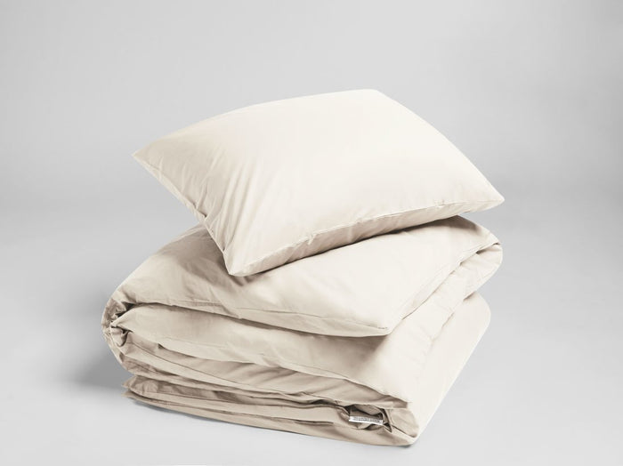 Yumeko overtrekset percal white sand 140x220 + 1|60x70