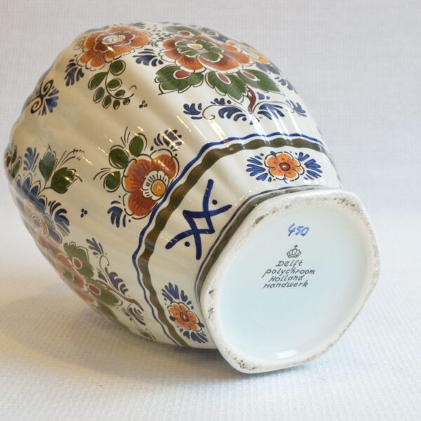 Reliving Deksel Vaas Delft Polychroom