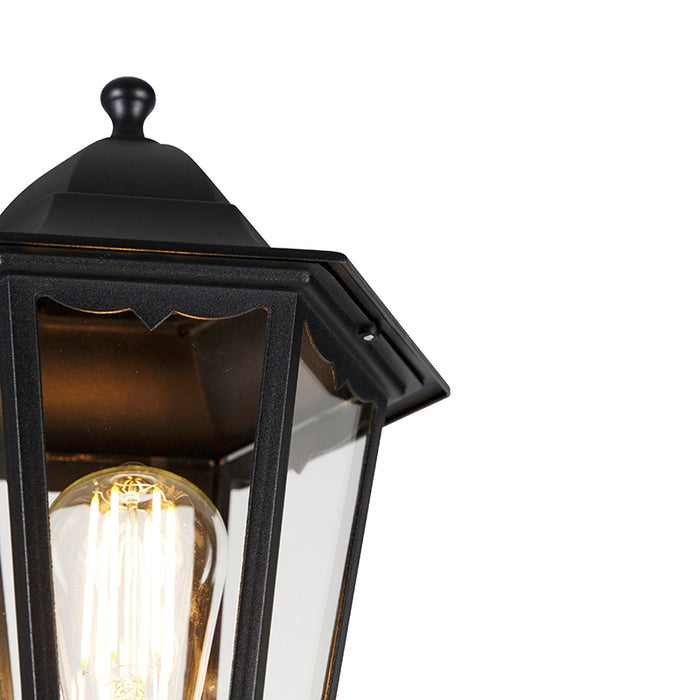 QAZQA Smart buitenlantaarn zwart 200 cm IP44 incl. Wifi ST64 - Havana