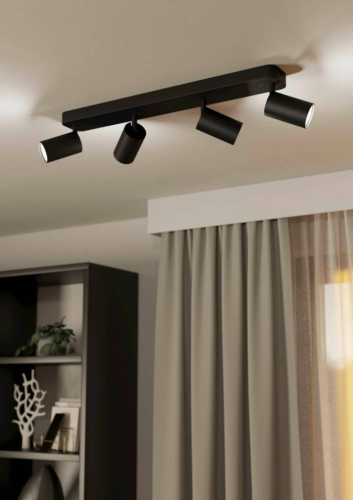 EGLO connect.z Telimbela-Z Smart Spot - GU10 - 58 cm - Zwart