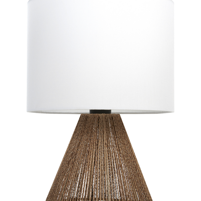 Beliani - MALEWA - Tafellamp - Natuurlijk - Papier touw