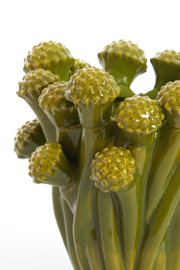 D - Light & Living - Vaas RAM - 19.5x18x19.5 - Groen