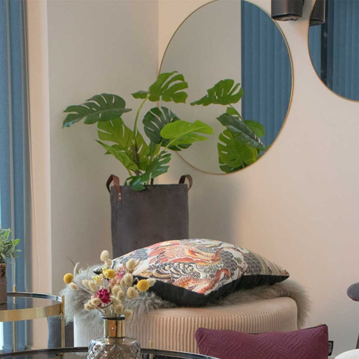 Artichok Eveline Ronde Wandspiegel Goud - Ø 80 cm