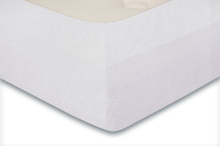 LINNICK Badstof Velours Topper Hoeslaken white lits jumeaux