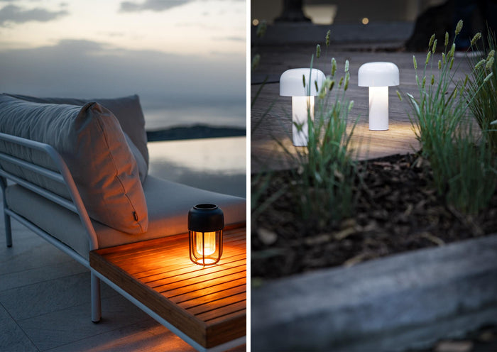 Flos Bellhop tafellamp LED oplaadbaar wit