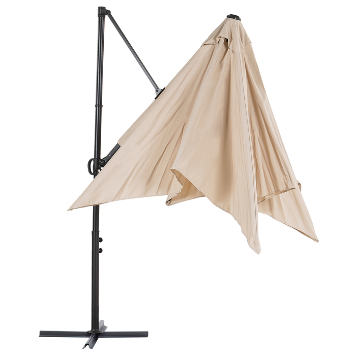 Beliani - MONZA II - Zweefparasol - Beige - Polyester