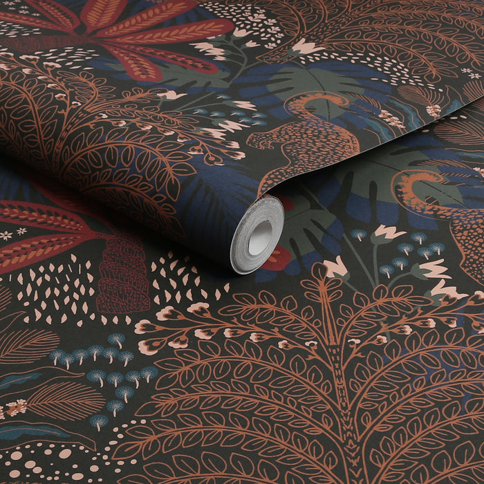 Envy - Vliesbehang - Savannah Terra - Bruin|Blauw - 10mx52cm