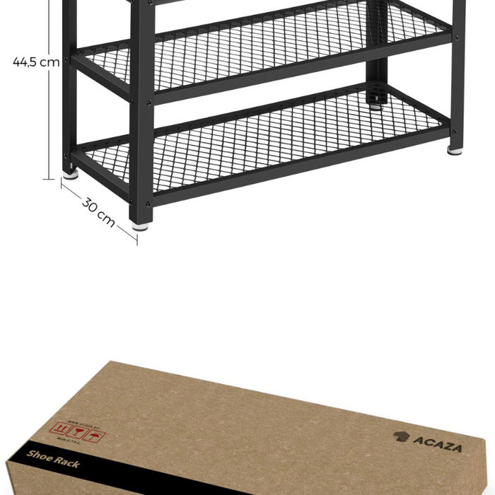 ACAZA Schoenenrek Zwart