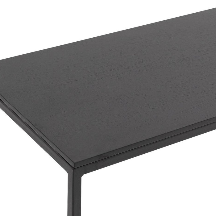 Goossens Sidetable Adagio in Eiken fineer wenge zwart